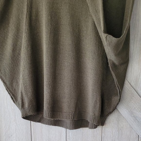 DON’T ASK WHY, knit sweater, One Size, dark army green - Picture 7 of 10